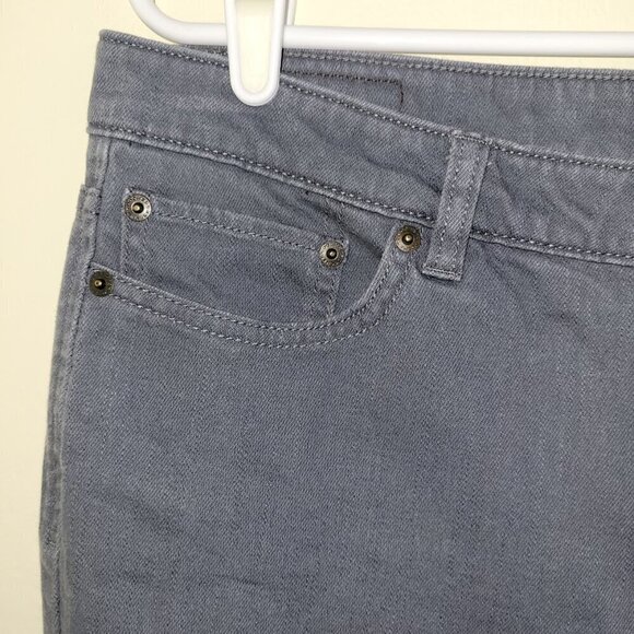 Dockers Straight Leg Mid Rise Gray Denim Jeans Women's Size 14 - Picture 4 of 7